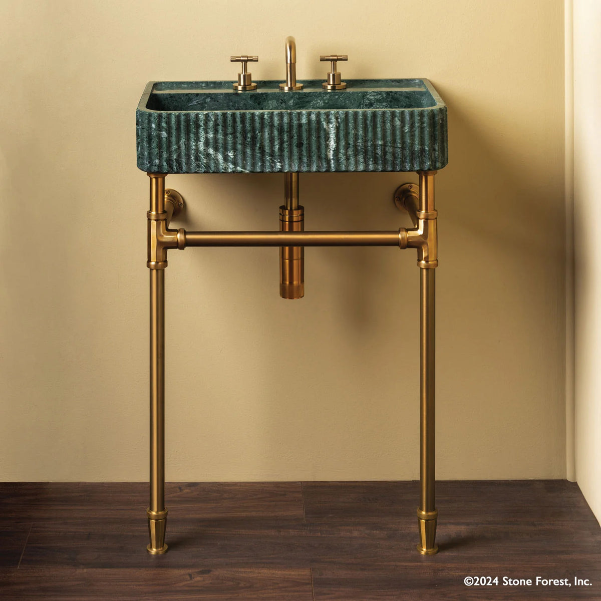 vaundy kataribe sink ロンt Fluted Lumbre Sink - TD-THN52-FLT-VI – Jefferson Bath & Kitchen