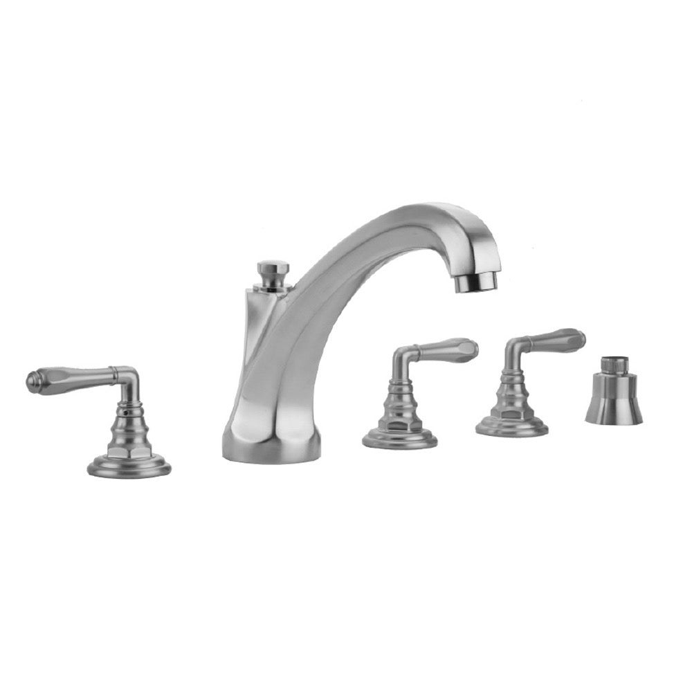 Westfield High Spout and Lever Handles with straight Handshower Mount - 6972-T674-S-TRIM + J-6912-DIV-RGH