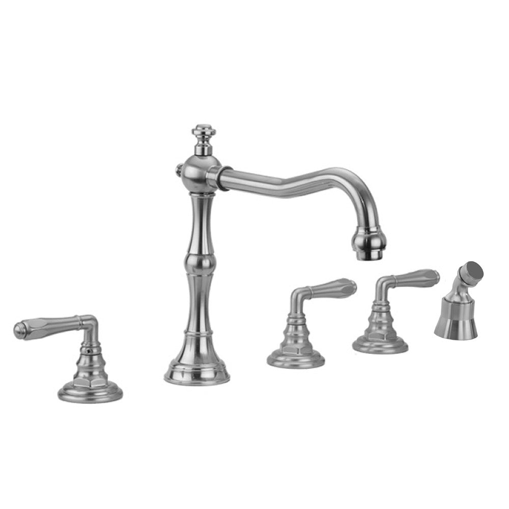 Roaring 20's Smooth Lever Handles with Handshower Mount - 9930-T674-A-TRIM + J-6910-DIV-RGH