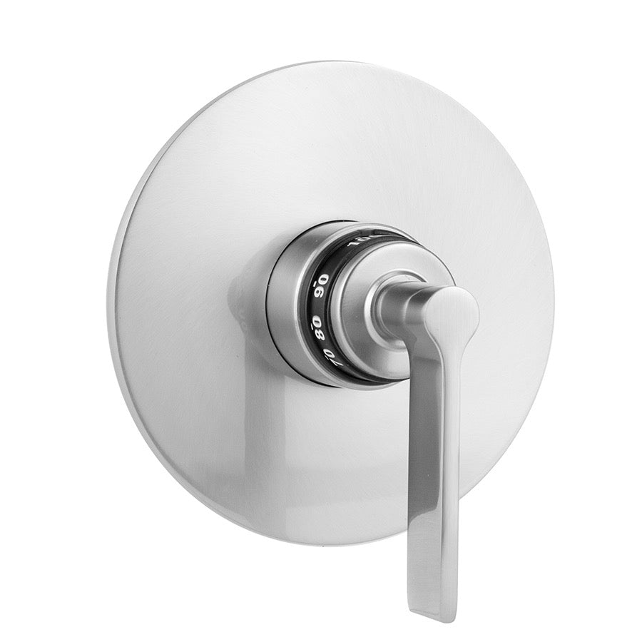 Round Plate with Lila Lever Handle Trim T561-TRIM + J-TH12