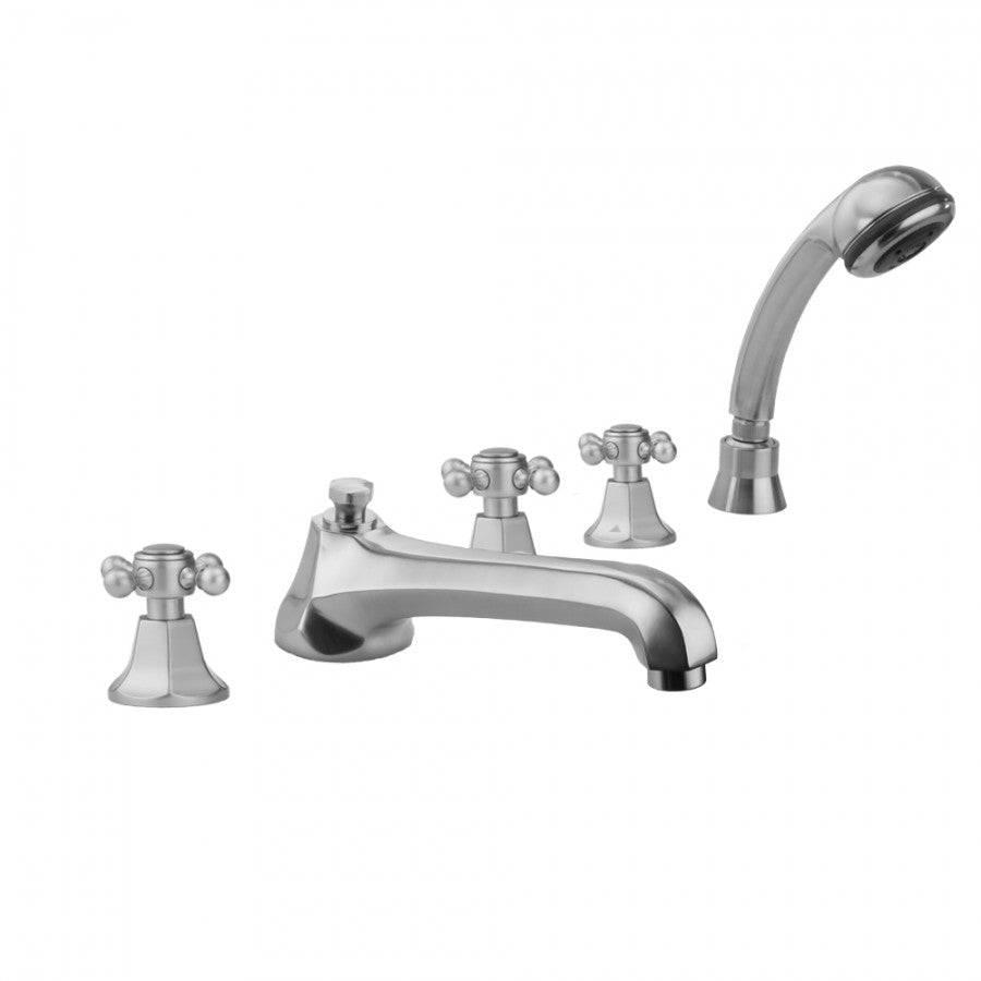 Astor with Low Spout and Ball Cross Handles and Straight Handshower 6970-T688-S-423-TRIM