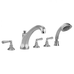 Westfield High Spout and Hex Lever Handles with Straight Handshower - 6972-T675-S-488-TRIM