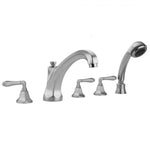 Astor High Spout and Smooth Lever Handles and Straight Handshower 6972-T684-S-423-TRIM