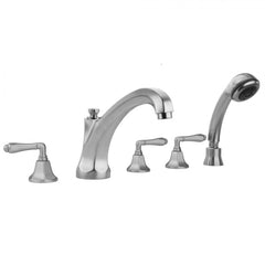 Astor High Spout and Smooth Lever Handles and Straight Handshower 6972-T684-S-423-TRIM