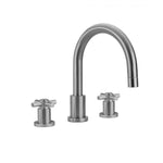 Contempo  Roman Tub Set with Contempo Cross Handles - 9980-C-TRIM