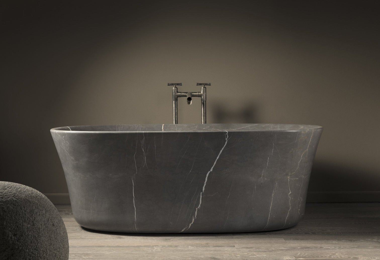 Stone Forest Calma Marble Bathtub C4366MT Jefferson Bath & Kitchen