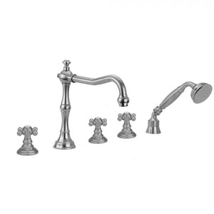 Roaring 20's Ball Cross Handles with Handshower - 9930-T678-A-240-TRIM