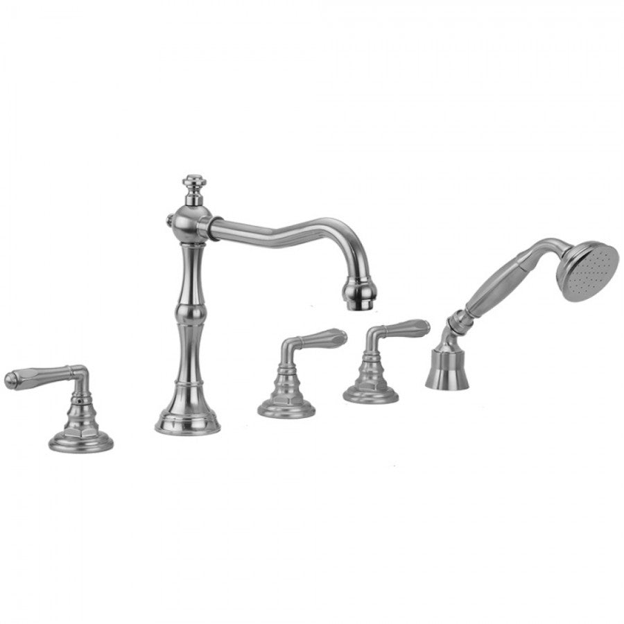 Roaring 20's Smooth Lever Handles with Handshower - 9930-T674-A-240-TRIM